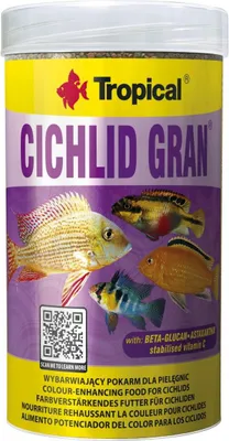 Obrázok produktu pre Granulované krmivo Tropical Cichlid Gran 250ml krmivo pre cichlidy