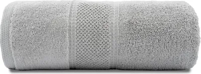 Imagen del producto de Toalla Mario, 70x140, gris claro, 480g, 100% algodón