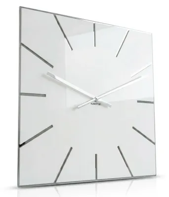 Produktbild von Große Wanduhr 50cm modern weiß leise wall Clock dekorativ Wanduhren Design Uhr Wand wanduhr groß küchenuhr Badezimmer stilvoll Wohnzimmer