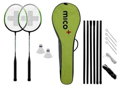 Immagine prodotto di Mico - Set da badminton "Elite" PP11720 (taglia unica) (verde)