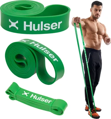 Produktbild von Hulser Fitnessband - 23 bis 55 kg - Stretching widerstandsband - Fitness Widerstandsbänder für Krafttraining - Gymnastikband - Fitnessbänder