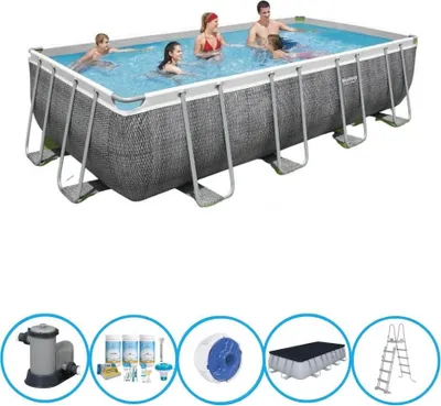 Zdjęcie produktu dla Bestway - Pool Power Steel - Zestaw basenowy - 549x274x122 cm