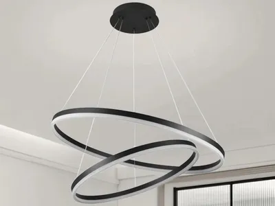Produktbild von LED-Pendelleuchte + Fernbedienung, 100W - J4311/B