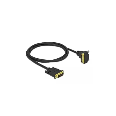 Produktbild von DeLOCK 1 m DVI-D Videokabel für Videogerät, Monitor, Projektor, Notebook, PC - 1 - Zweiter Anschluss: 1 x 25-pin DVI-D (Dual-Link) Digital Video - Male - 7,9 Gbit/s - Unterstützt bis zu2560 x 1600 - Abschirmung - Golden Beschichteter Kontakt - 30 AWG - Schwarz