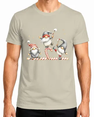 Productafbeelding van Kersttrui met afbeelding van een kerstelf, een suikerstok, en een grappige tekst, voor heren, maat M