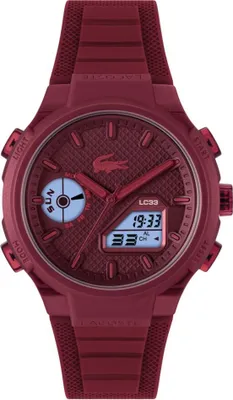 Produktbild von Zestaw męski LACOSTE 2011450 czerwony sportowy