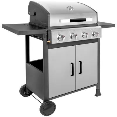 Produktbild von nabbi Záhradný plynový gril Baster BR-G4N - čierna / chróm