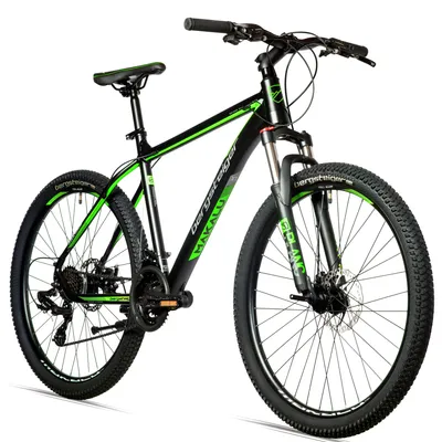 Produktbild von Bergsteiger Makalu 29 Zoll Mountainbike Aluminium, geeignet ab 160 cm, Scheibenbremse, Shimano 21 Gang-Schaltung, Hardtail, Jungen-Fahrrad & Herren-Fahrrad