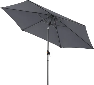Produktbild von Doppler myZone Mittelmastschirm Auto-Tilt rund 305 cm Sonnenschirm 6 Farben 429465 840 Anthrazit