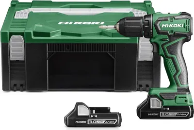 Image de Perceuse visseuse 18V 2Ah Brushless 55Nm HIKOKI DS18DDWRZ Compact ma. auto 13mm HitCase
