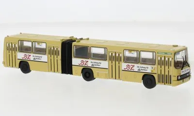 Produktbild von Brekina Gelenkbus Ikarus 280 BVG Berlin, BZ Berliner Zeitung 59734