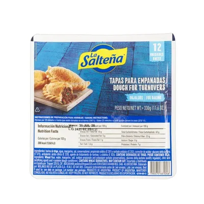 Produktbild von Die Salteña Hojaldradas Empanada-Teig x 12 Einheiten –  330 g