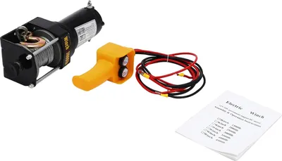 Zdjęcie produktu dla Wciągarka elektryczna, udźwig 1360 kg, solidna konstrukcja, czarna