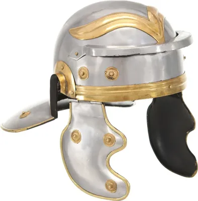 Produktbild von CLORIS Römischer Soldaten-Helm Antik Replik für LARP Silbern Stahl - Kostümschmuck LL0000076224