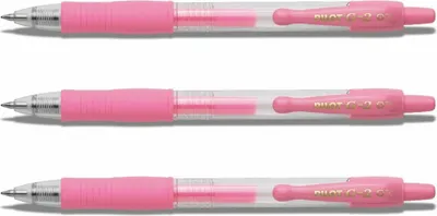 Produktbild von Pilot G2-07 Gelschreiber Pastellpink - 3er-Set