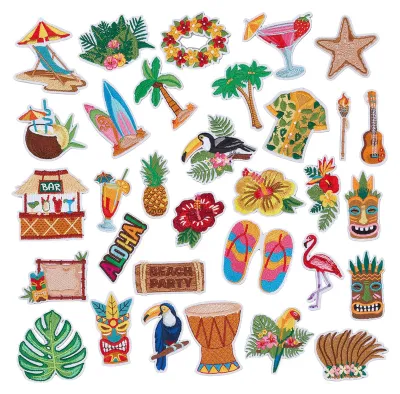 Produktbild von 32 Bügelpatches für Kleidung