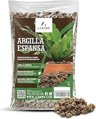 Produktbild von LERAVA® Blähton für Pflanzen [Bio] – 3L – Tongranulat für Zimmerpflanzen & Hydrokultur – Optimale Drainage & Pflanzgranulat
