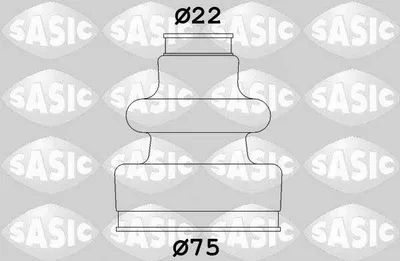 Produktbild von SASIC Faltenbalgsatz Antriebswelle Hinten Innen passend für PEUGEOT 205 II (20A/C) 2933593