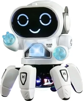 Productafbeelding van Dansende robot met lichtprojectie, 5 melodieën, geschikt voor kinderen van 4-12 jaar, interactief speelgoed
