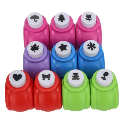 Produktbild von 10-teiliges Locher-Set, verschiedene Muster, einfache Bedienung, multifunktional, tragbar, zum Basteln