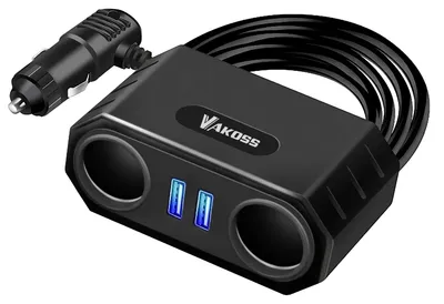 Image de Vakoss Black Car Power Adapter