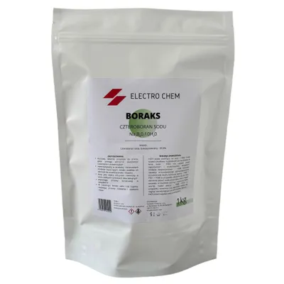 Zdjęcie produktu dla Czteroboran sodu dziesięciowodny 99,99% - Boraks - 1kg