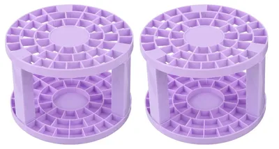 Immagine prodotto di Solidchoice - 2 supporti per pennelli da pittura, organizer per lo stoccaggio dei pennelli, colore viola