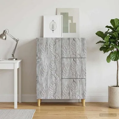 Obrázok produktu pre Komoda vidaXL, sivá, Sonoma, 66 x 34,5 x 90 cm, drevotrieska