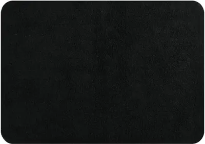 Produktbild von spirella® Badevorleger, Badeteppich "Campus" black , schwarz 50x70cm, waschbar, Anti-Rutsch, Baumwolle
