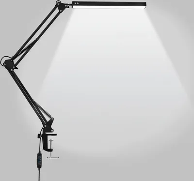 Obrázok produktu pre Jiubiaz 10W LED stolová lampa Stolové svietidlá FlexBar Stolová lampa Kancelárska lampa Osvetlenie Stmievateľné pre prácu, učenie Architekt Lampa s otočným ramenom