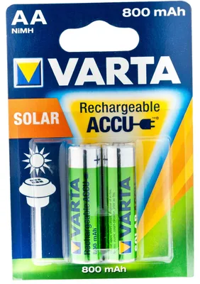 Image de Pile rechargeable AA R6 Varta 2 pièces