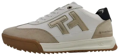 Produktbild von Tom Tailor 2690180005_40, Weiblich, Erwachsener, Modische Sneakers, Cremefarben, Mehrfarbig, Tunnelzugverschluss, Thermoplastischer Gummi (TPR)