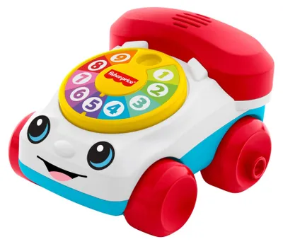 Produktbild von Fisher-Price Telefonfahrzeug interaktives Schiebespielzeug für Kleinkinder