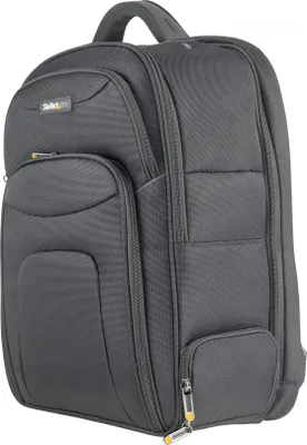 Imagen del producto de Mochila para portátil de 17.3" de StarTech.com con compartimento extraíble para accesorios. Mochila ergonómica para profesionales de la informática. Mochila resistente para portátiles. Mochila de negocios acolchada (NTBKBAG156). Mochila para portátil. 43.9 cm (17.3")