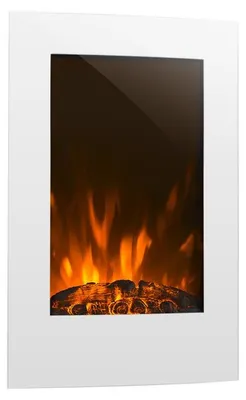Obrázek produktu pro Klarstein Elektrický krb, elektrický ohřívač do obývacího pokoje a interiéru, elektrický krb s LED plameny, energeticky úsporný elektrický krb, ventilátorové topení s časovačem, nastavitelný termostat, topení 2000 W