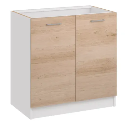 Produktbild von Roe Furniture | Küchenzeile - 260 cm - Braun (Artisan) - Einbauküche, Küchenblock, Singleküche, Singleküchenblock, Küchen - Tischplatte Weiß