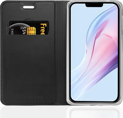 Produktbild von Cadorabo Handyhülle für Apple iPhone 13 PRO Schutz Hülle in Schwarz Cover Etui Book Case Booklet