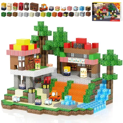 Image de Solidchoice - Blocs de construction magnétiques, 150 pièces, pour enfants