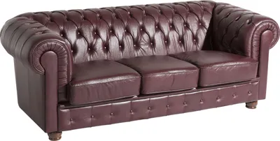 Produktbild von Max Winzer Sofa 3-Sitzer Bridgeport - Wischleder rot - Maße: 200 x 98 x 76 cm