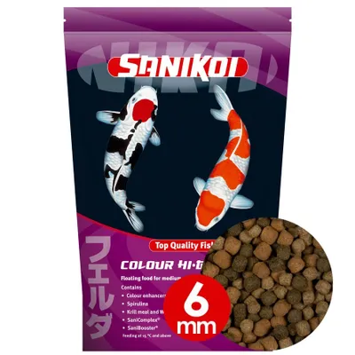 Image de Nourriture pour koïs Sanikoi Colour Hi-Grow 3L Croissance Couleur 6 mm 1,4 kg