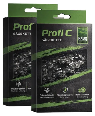 Produktbild von 2 Stück Profi C Sägeketten 3/8 1.5 mm 56 TG; Ersatzkette