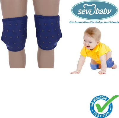 Produktbild von Sevibaby Blau Baby Knieschützer Krabbelhilfe Knieschoner Knieschutz 129-1
