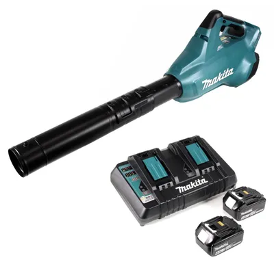 Produktbild von Makita DUB 362 PM Akku Laubbläser 36V + 2x Akkus 4,0 Ah + Doppellladegerät
