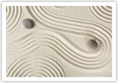 Produktbild von Poster - Poster ohne Rahmen - Steine Figuren Sand - 100x70 cm - Wand Bild - Wanddeko - Wandbilder - Kunstposter - Wandposter - Bilder - Kunstdruck - Wanddekoration - Wandbild - P2XAA100x70-5127