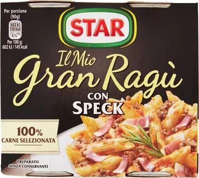 Produktbild von 8x Il mio Gran ragu Star speck tomatensauce 2x 180g sauce mit speck Tomatensuppe