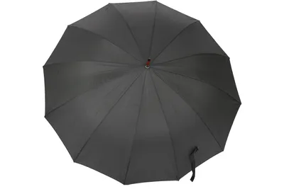 Produktbild von Susino Holzstockschirm in schwarz 114cm Durchmesser