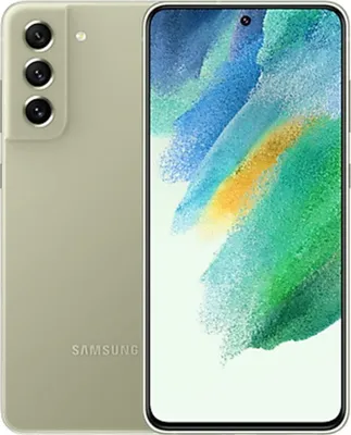Produktbild von Samsung Galaxy S21 FE, 128 GB, 6 GB RAM, 6.4 Zoll, Dynamic AMOLED 2X Display, 2400x1080 Pixel, Olive, 5G, Dual SIM, Android 11, Triple-Kamera, IP68