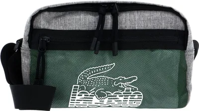 Immagine prodotto di LACOSTE borsa a tracolla Neocroc Reporter Bag Gris Chine Vert 132 Noir grigio