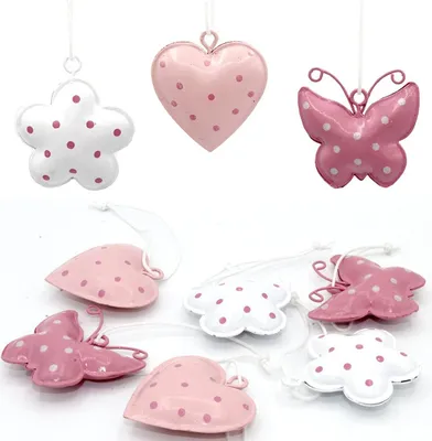 Immagine prodotto di Solidchoice - Set di 9 decorazioni a forma di cuore