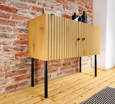 Produktbild von Tischbein rund Ø30 mm höhenverstellbar 210-350 mm schwarz